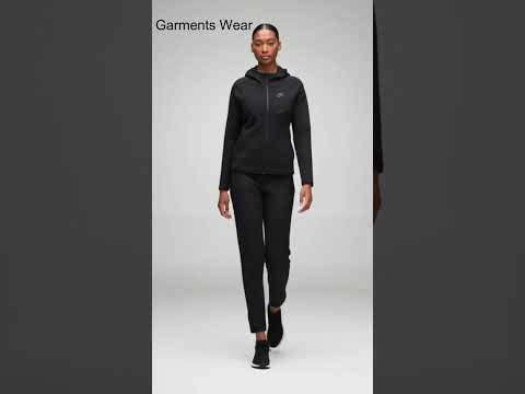 Women's Black Tech Fleece Hoodie