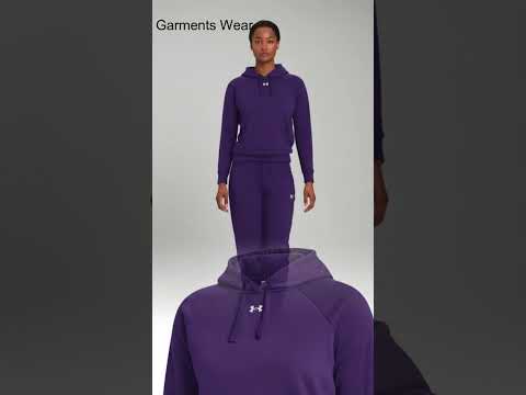 Women's Purple Thermal Fleece Hoodie