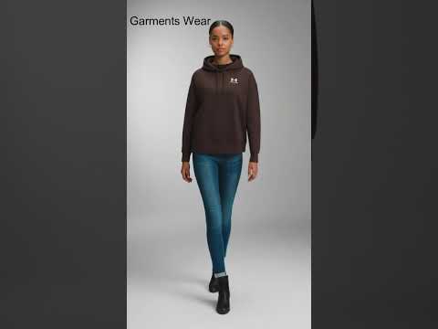 Women's Brown Thermal Fleece Hoodie