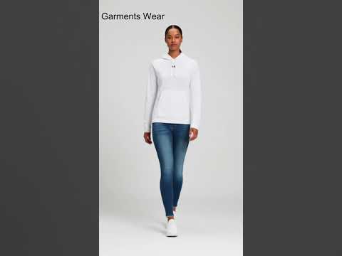 Women's White Thermal Fleece Hoodie