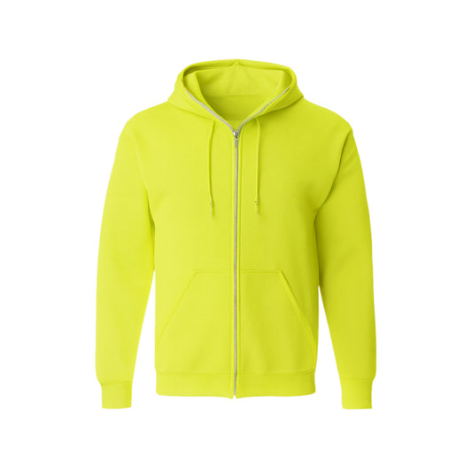 Yellow Zip-Up Hoodie